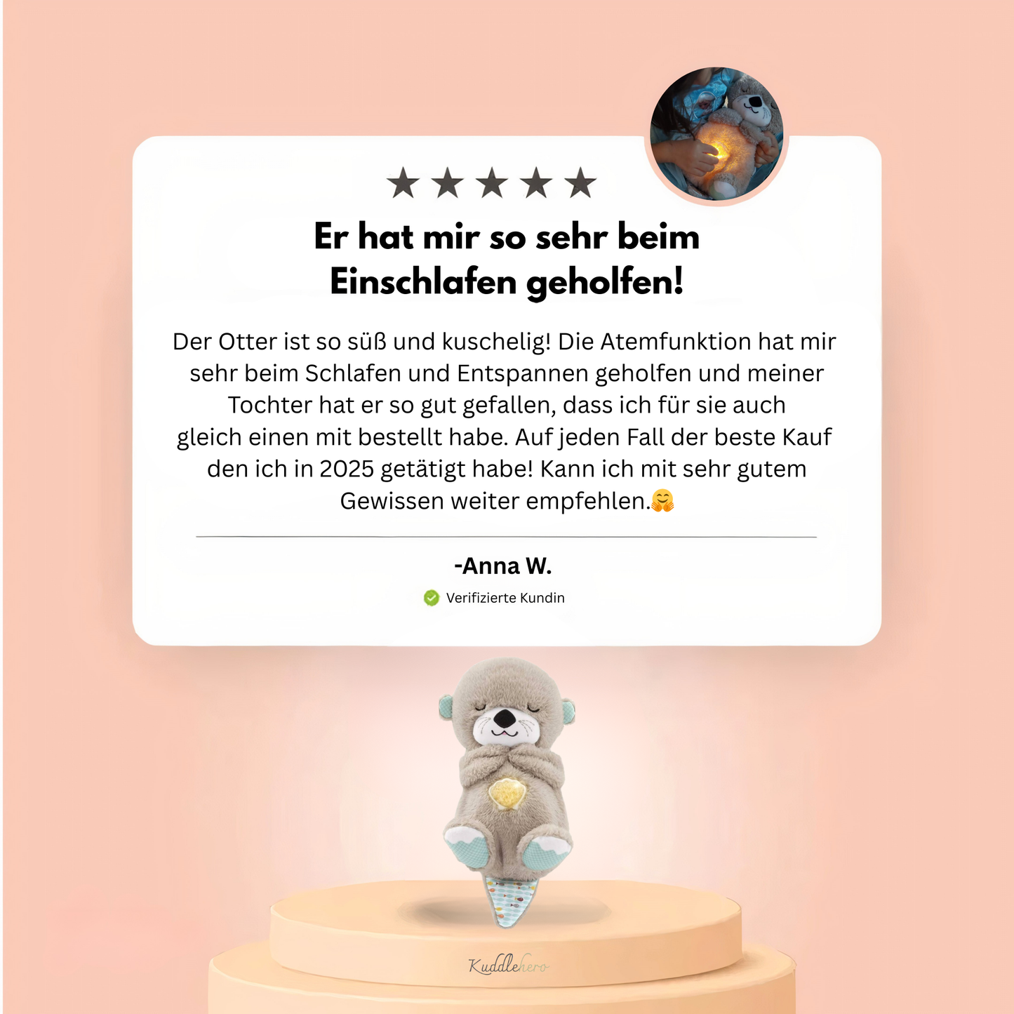 Kuddlehero® Otter Plüschi