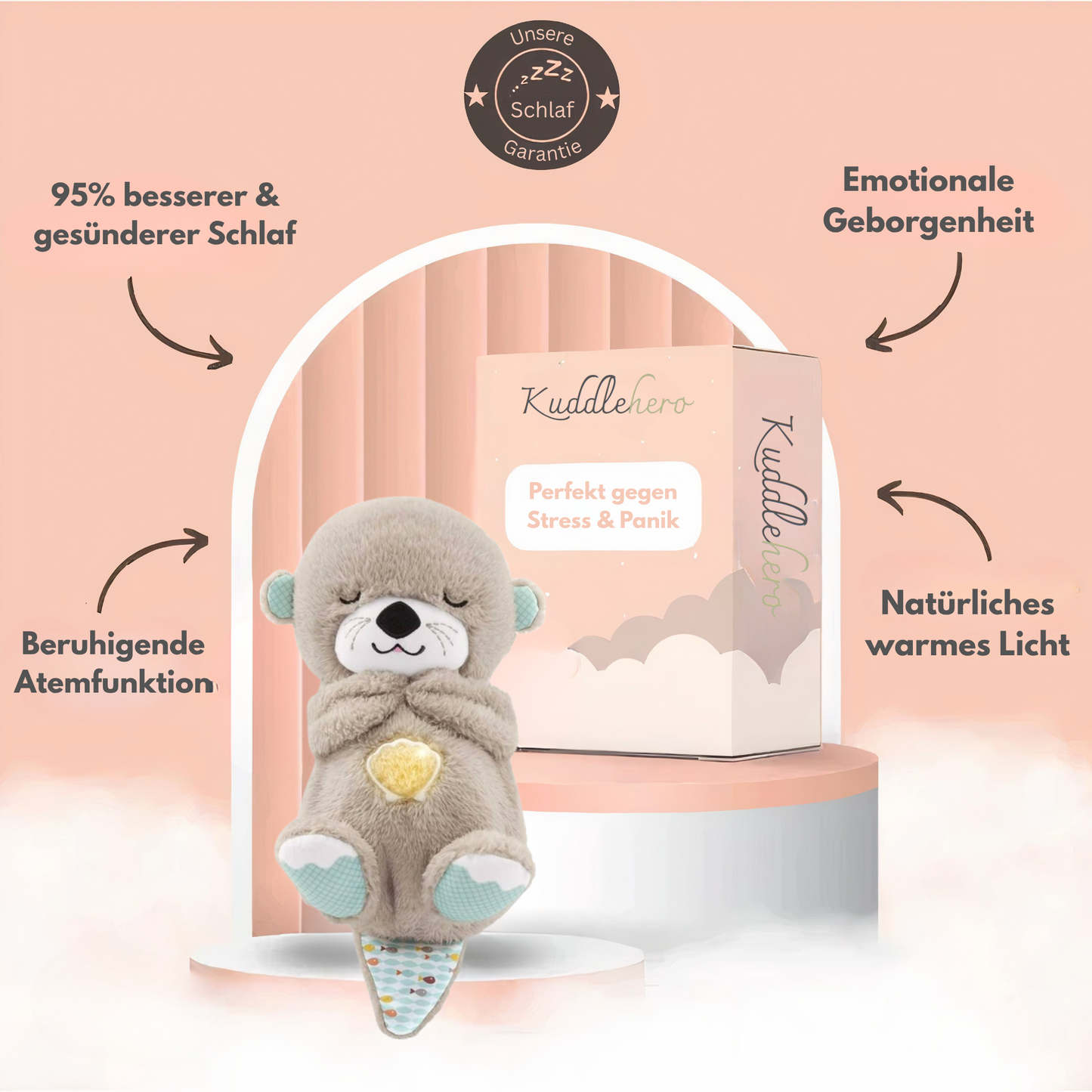 Kuddlehero® Otter Plüschi