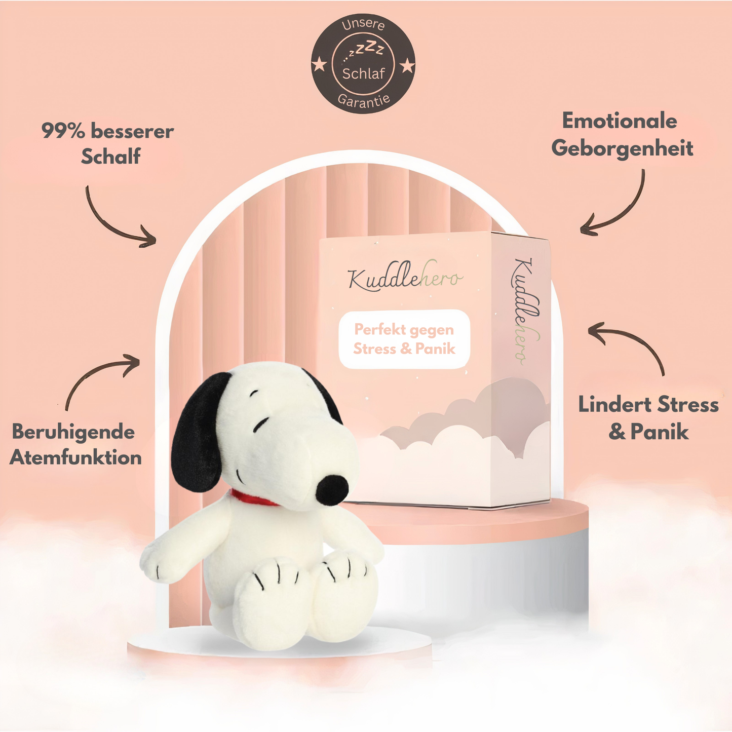 Kuddlehero Snoopy Plüschi
